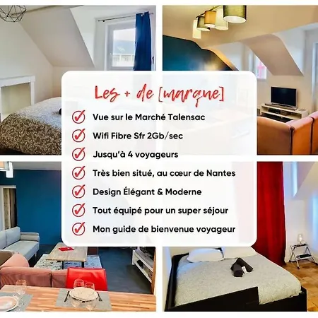 Les Toits De Talensac - 4pers - Hypercentre Apartamento