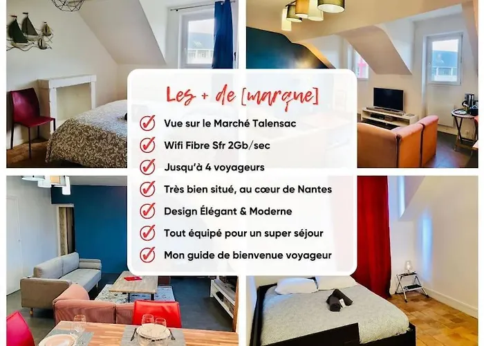 Les Toits De Talensac - 4pers - Hypercentre Apartmán